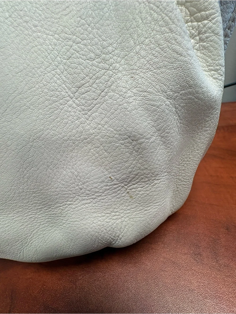 Vintage Michael Kors Leather Cream Braided-Handle Hobo Bag